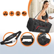 Cestovná taška na rameno JERGY, 90l, 65x32x33cm, čierna