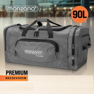 Cestovná taška na rameno JERGY, 90l, 65x32x33cm, šedá