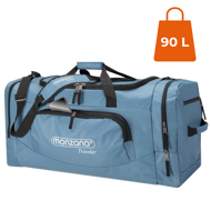 Cestovná taška na rameno JERGY, 90l, 65x32x33cm, modrá