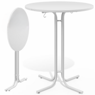 Barový stôl RAUL sklápateľný 110x80cm, biela