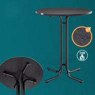 Barový stôl RAUL sklápateľný 110x80cm, šedá