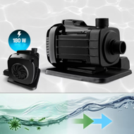 Piesková filtrácia k bazénu AQUA s filtračnými guľôčkami, 5 000 l/h, modrá