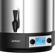 Varič na čaj/víno/punč DION, 28l, strieborná