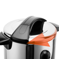 Varič na víno/čaj COZY - 6,8l, strieborná