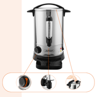 Varič na víno/čaj COZY - 6,8l, strieborná