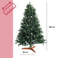 Umelý vianočný stromček FROST, 180cm, zelená