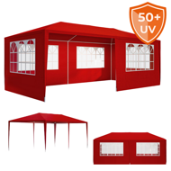 Párty stan NEAPOL, 3x6m, červená