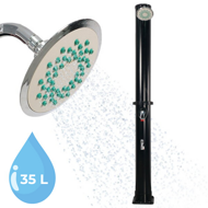 Solárna sprcha KARIBIK, 35 l, čierna