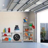 Regál s vysokou nosnosťou HEAVY, max. 875kg, 90x40x180cm, strieborná