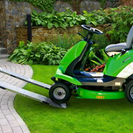 Nájazdové rampy na auto DRIVE, sklápateľné, sada 2ks, max 400 kg, 160cm, strieborná