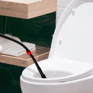 Súprava na čistenie potrubia Premium, 30 m, čierna