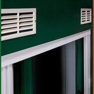 Záhradný domček na náradie L, 196x122x182cm,  zelená