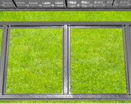 Záhradný domček na náradie L, 196x122x182cm,  antracitová