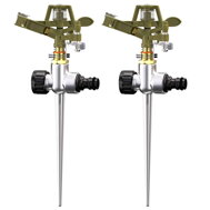 Impulzný zavlažovač trávnika SVEN s hrotom, 2 ks, 29cm