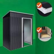 Záhradný domček na náradie M, 162x86x181cm, antracitová