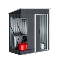 Záhradný domček na náradie M, 162x86x181cm, antracitová