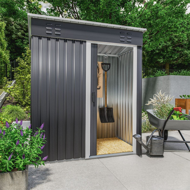 Záhradný domček na náradie M, 162x86x181cm, antracitová