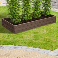 Vyvýšený záhon WOODY 149x75,6x25cm, hnedá