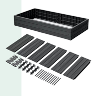 Vyvýšený záhon WOODY 149x75,6x25cm, antracitová