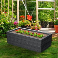 Vyvýšený záhon WOODY 149x75,6x25cm, antracitová