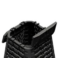 Kompostér EVOGREEN VARIO, 750 l, čierna