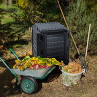 Kompostér COMPOGREEN 380 l, čierna
