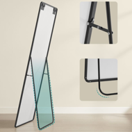 Obdĺžnikové zrkadlo NOIR, 160x50cm, čierna