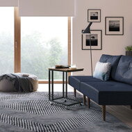 Servírovací stolík na kolieskach HENRY, 50x35x62cm, hnedá