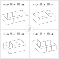 Ohrádka pre malé zvieratá z priehľadného plastu BEN, 143x71x47cm, transparentná