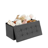 Taburet s úložným priestorom OTO, 76x38x38cm, antracitová