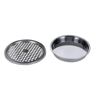 Stojanový popolník s odpadkovým košom SMOKE, 60,5x24,5cm, čierna