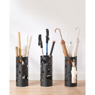 Kovový stojan na dáždniky ANABEL, 17x41cm, čierna