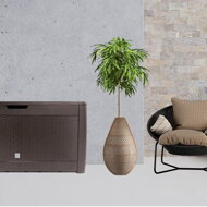 Odkladací box RATO, 310L, 119x48x60cm, hnedá