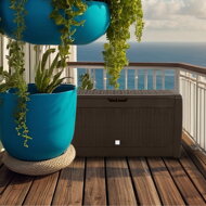 Odkladací box RATO, 310L, 119x48x60cm, hnedá