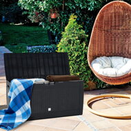 Odkladací box RATO, 310l, 119x48x60cm, antracitová