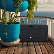 Odkladací box RATO, 310l, 119x48x60cm, antracitová