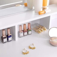 Toaletný stolík VANESA, 80x40x140cm, biela