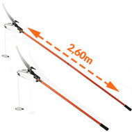 Teleskopická pílka s nožnicami MOREL, 2,6m, oranžová