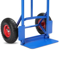 Rudla sklápacia CART s nafukovacími pneumatikami, max 200kg, modrá