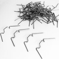 Náhradná sada svoriek FIX na skleník, 50ks