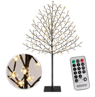 Svietiaci strom ČEREŠŇA do interiéru aj exteriéru, 180cm,  teplá  biela Svietiaci strom ČEREŠŇA do interiéru aj exteriéru, 180cm,  teplá  biela