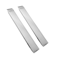 Nájazdové rampy na auto MARA, sada 2ks, 400kg, 150cm, strieborná