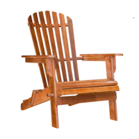 Záhradné lehátko ADIRONDACK, sklápacie, 69x84x94cm, prírodná hnedá Záhradné lehátko ADIRONDACK, sklápacie, 69x84x94cm, prírodná hnedá