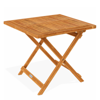 Drevený odkladací stolík ALEK, 70x70x73cm, hnedá Drevený odkladací stolík ALEK, 70x70x73cm, hnedá