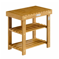 Lavica do predsiene s priestorom na topánky NINA, 50x30x46cm, prírodná hnedá Lavica do predsiene s priestorom na topánky NINA, 50x30x46cm, prírodná hnedá