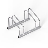 Stojan na 2 bicykle BIKE, 50x32x27cm, strieborná Stojan na 2 bicykle BIKE, 50x32x27cm, strieborná