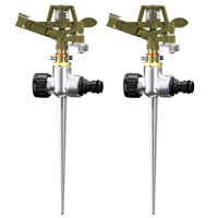 Impulzný zavlažovač trávnika SVEN s hrotom, 2 ks, 29cm