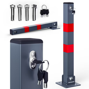 Parkovacia zábrana RIA, 5x5x65cm, šedá