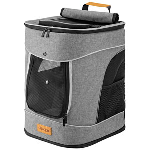 Batoh pre psy a mačky JOY,  31x30x41cm, šedá Batoh pre psy a mačky JOY,  31x30x41cm, šedá