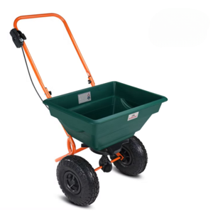 Posypový vozík SEED, 20l, zelená/oranžová Posypový vozík SEED, 20l, zelená/oranžová